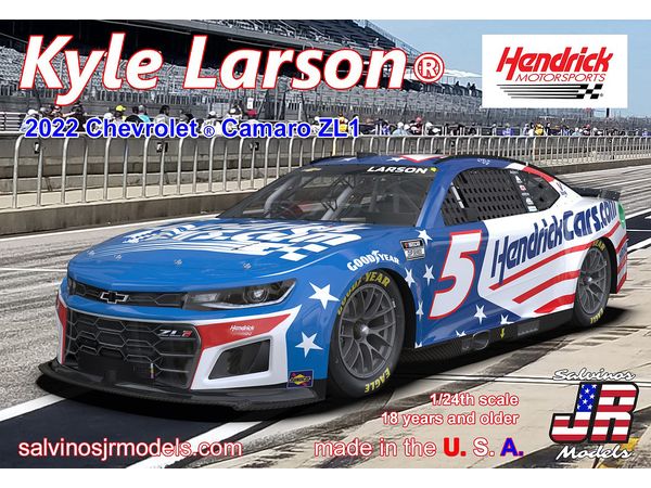 1/24 NASCAR 2022 カマロ ZL1 ヘンドリックスモータスポーツ カイル・ラーソン パトリオットカラー