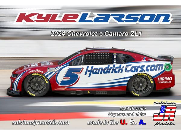 1/24 NASCAR 2024 カマロヘンドリックモータースポーツ カイル・ラーソン ルビーレッド 40th アニバーサリー