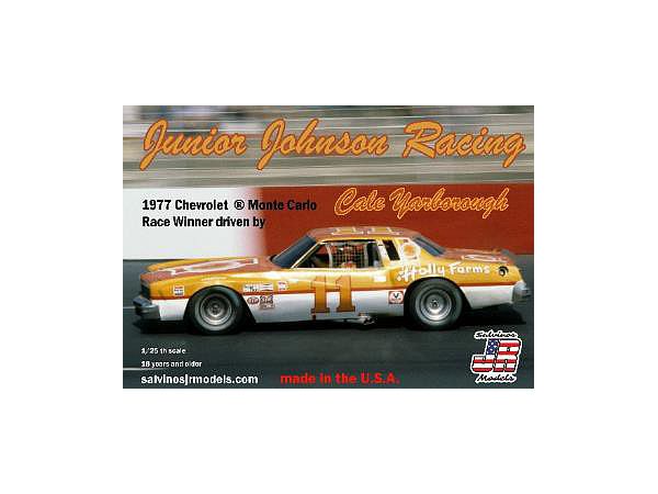 1/25 NASCAR '77 シボレー モンテカルロ ケイル・ヤーボロー ジュニア・ジョンソン レーシング #11