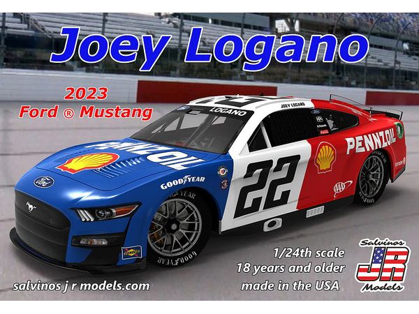 1/24 NASCAR 2023 フォード マスタング チームペンスキー ジョーイ・ロガーノ スローバック・ウィークエンド