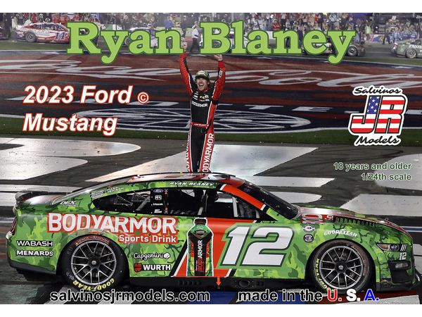 1/24 NASCAR 2023 マスタング チーム・ペンスキー ライアン・ブレイニー 600優勝車