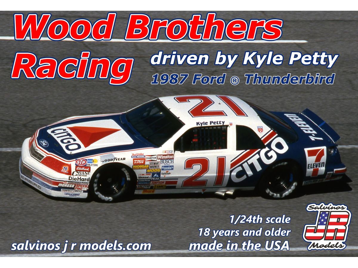 1/24 NASCAR 1987 サンダーバードウッドブラザーズ カイル・ペティ CITGO