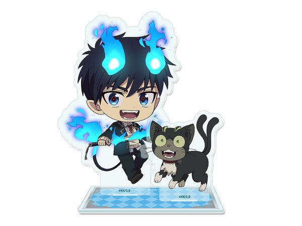 青の祓魔師 雪ノ果篇: ぷちちょこアクリルスタンド (奥村燐&クロ)
