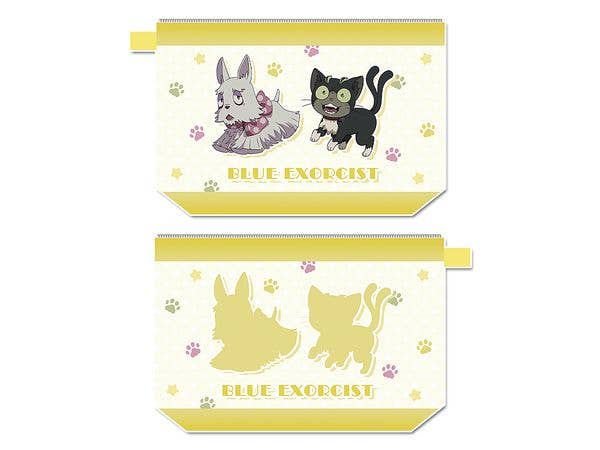 青の祓魔師 雪ノ果篇: ぷちちょこ撥水ポーチ (メフィスト・フェレス(犬)&クロ)