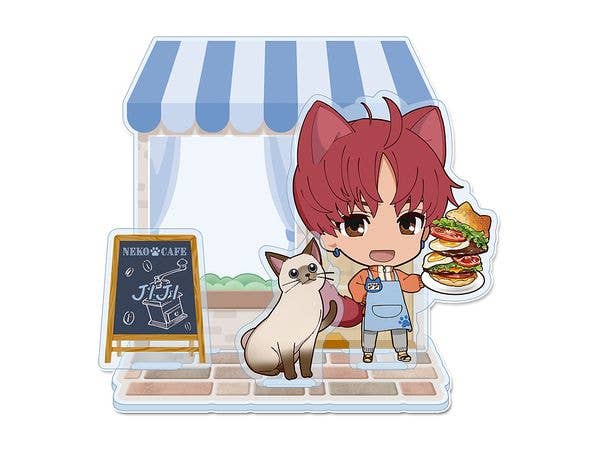 TVアニメ ダンダダン: ぷちちょこ ミニアクリルジオラマ ジジ 猫カフェ