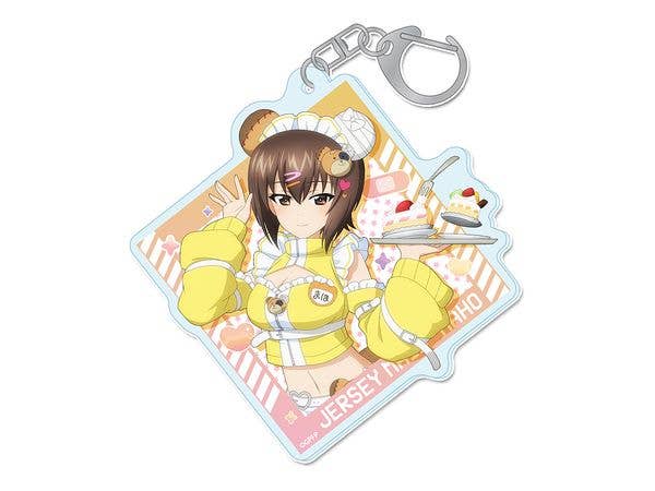 ガールズ&パンツァー 最終章: 描き下ろし アクリルキーホルダー 西住まほ ジャージメイドver.