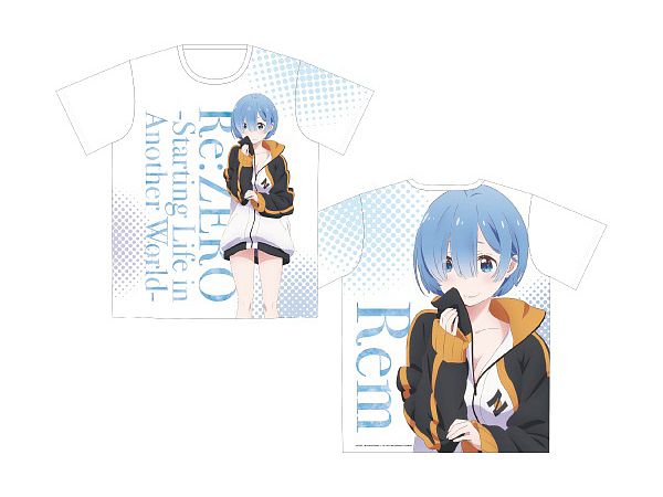 Re:ゼロから始める異世界生活 フルグラフィックTシャツ B: レム