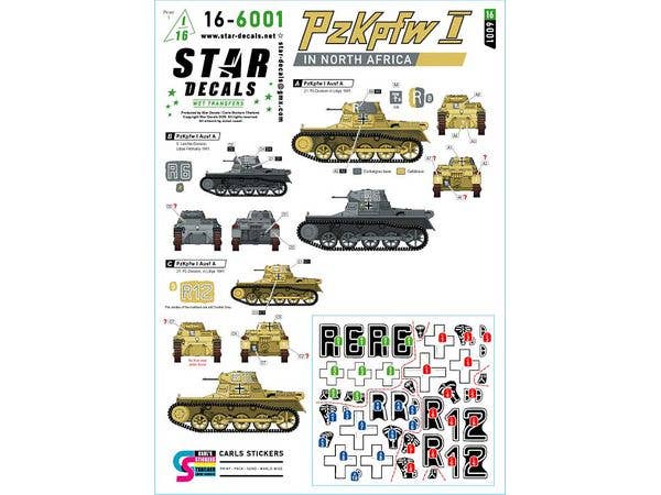 1/16 WWII ドイツ アフリカのI号戦車 北アフリカ戦線のI号戦車A型 リビア1941年