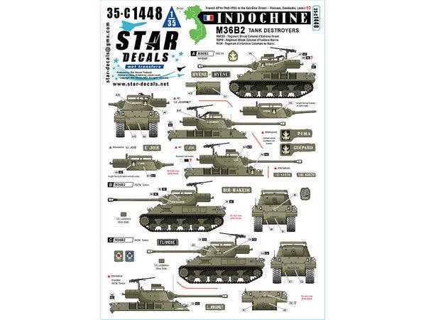 1/35 現用 フランス インドシナ戦争#10 R.B.C.E.O./R.B.F.M./R.I.C.M.のM36B2駆逐戦車