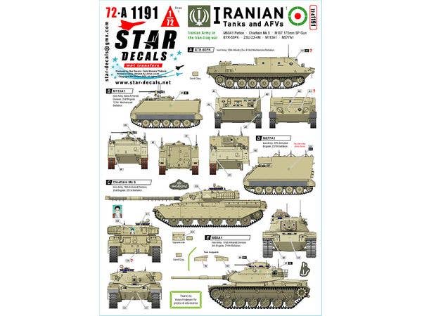 1/72 現用 イラン軍AFV#1 1980年代イラン・イラク戦争のイラン陸軍