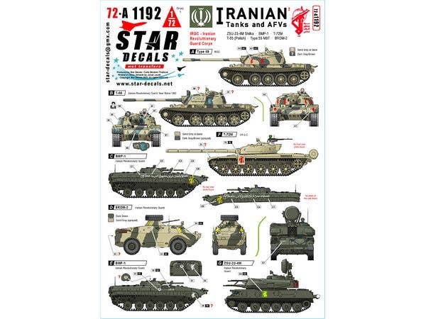 1/72 現用 イラン軍AFV#2 イスラム革命防衛隊(IRGC)