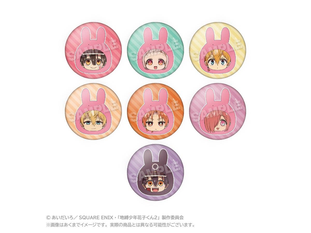 TVアニメ 地縛少年花子くん2: トレーディングまるめいつ缶バッジ 1Box 7pcs
