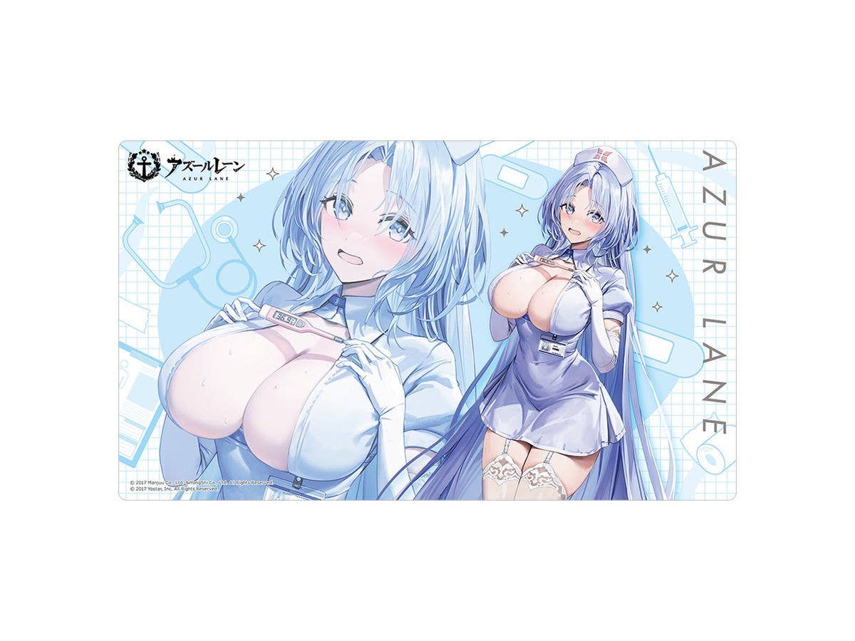 アズールレーン: 描き下ろしラバーマット (アルザス / ナース)
