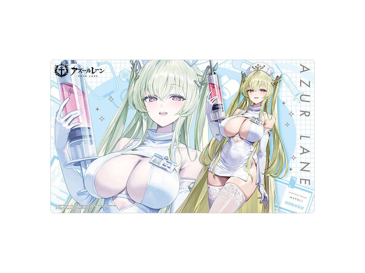 アズールレーン: 描き下ろしラバーマット (ナポリ / ナース)