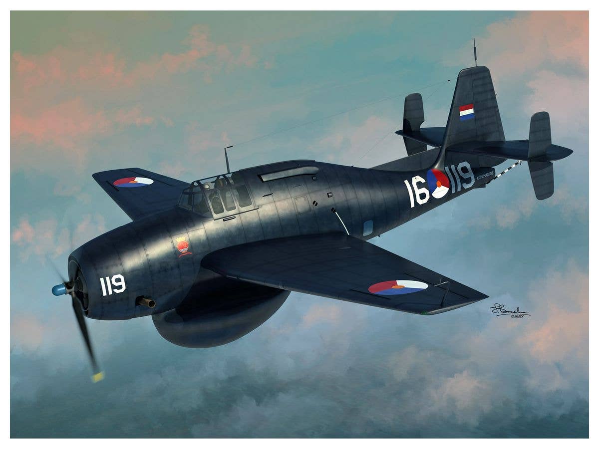 1/72 TBM-3W  グッピー (米海軍、海上自衛隊、カナダ海軍、フランス海軍、オランダ海軍)