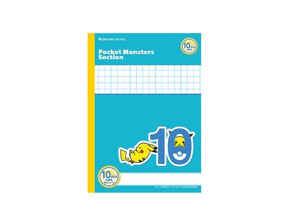 ポケットモンスターセクション 10mm方眼罫 青
