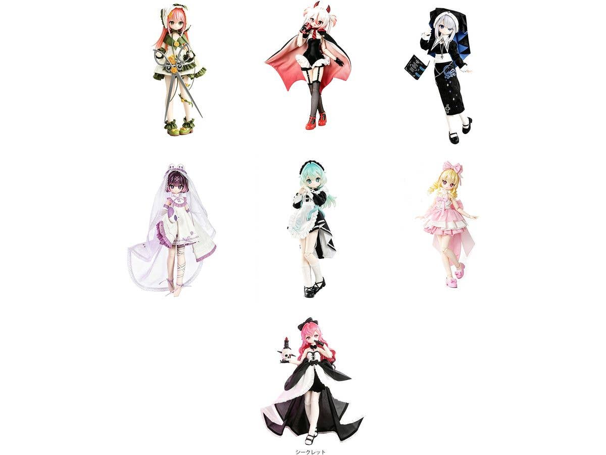 黒の契約の鍵 忘れ去られた城シリーズ トレーディングドール 1Box 6pcs