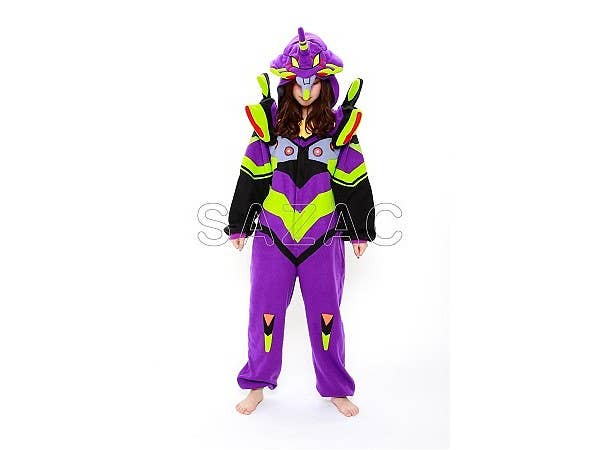 エヴァンゲリオン 初号機 フリース着ぐるみ (アダルトサイズ)