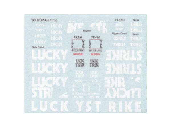 1/12 RGV-ガンマ WGP 1993 オプションデカール