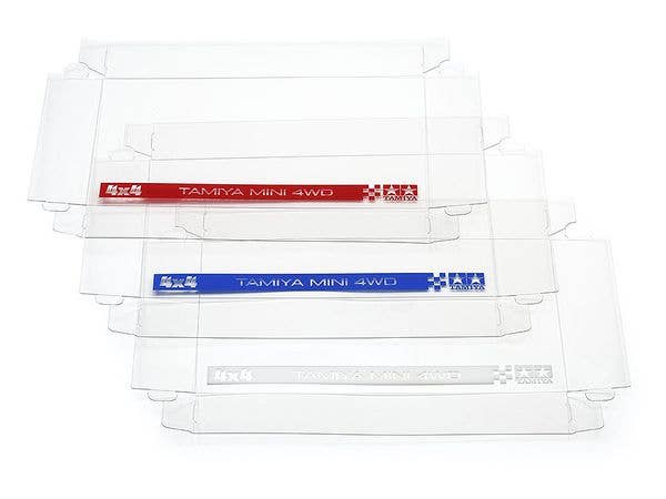AO-1047 ミニ四駆ベーシックボックス クリヤーカバー(3枚)