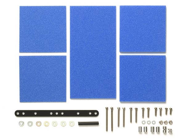 GP.512 ブレーキスポンジセット (マイルド 1/2/3mm ブルー)