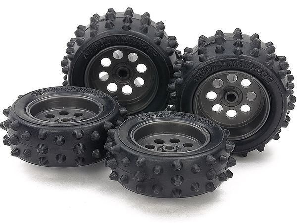 GP.547 EZシャーシ スパイクタイヤ&ホイールセット