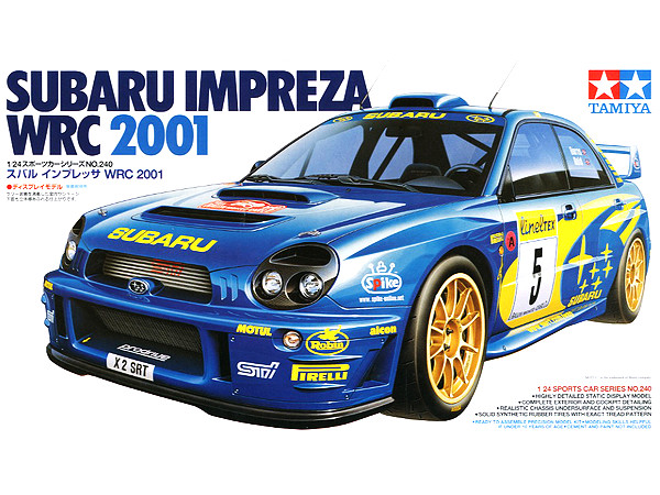 1/24 スバル インプレッサ WRC 2001
