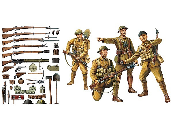 1/35 WWI イギリス歩兵･小火器セット