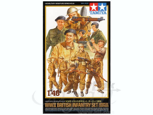 1/48 WWII イギリス歩兵セット ヨーロッパ戦線
