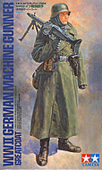 1/16 WWII ドイツ機関銃手 (後期型オーバーコート)