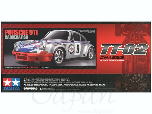 1/10 電動RC ポルシェ 911 カレラ RSR (TT-02シャーシ)