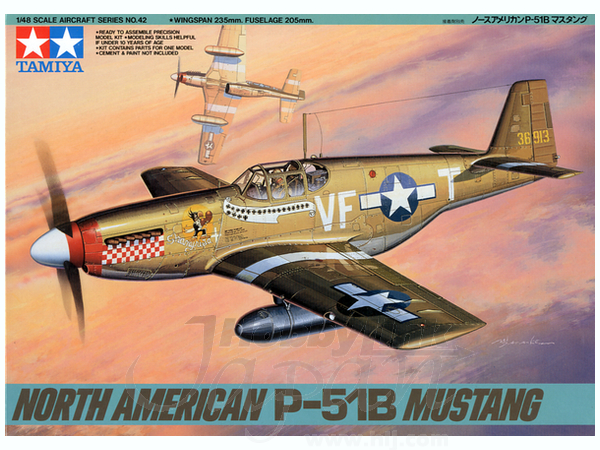 1/48 ノースアメリカン P-51B マスタング