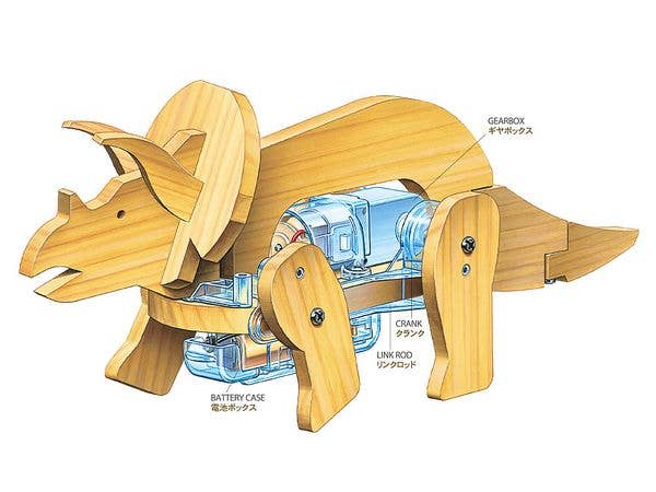 歩くトリケラトプス工作セット