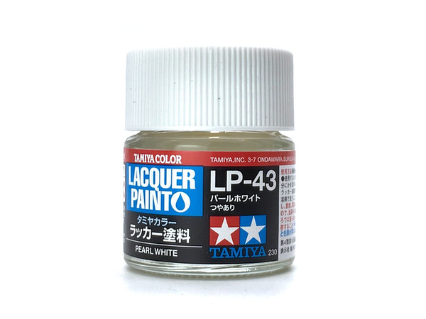 タミヤカラー ラッカー塗料: LP-43 パールホワイト