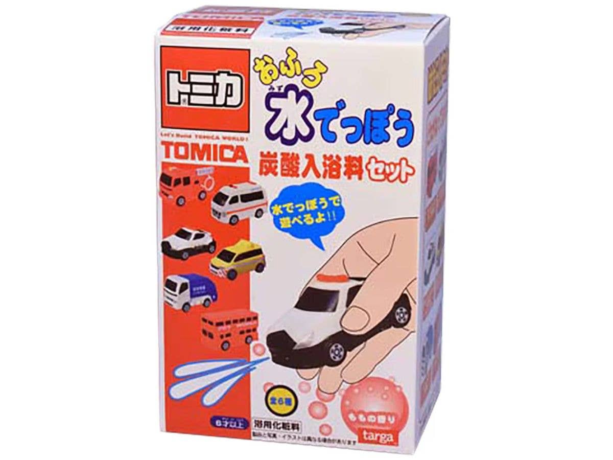 トミカ おふろ水でっぽう 炭酸入浴料セット 1BOX 12pcs
