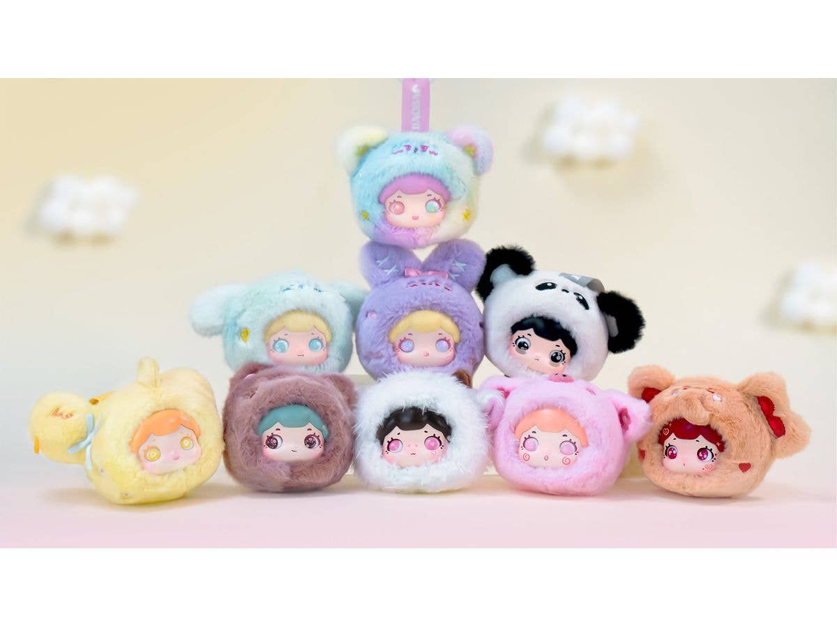 Baobaoのファジーベイブシリーズ トレーディングプラッシュ 1Box 8pcs