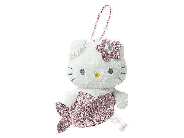 ハローキティ グリッターマスコット マーメイド(ピンク)