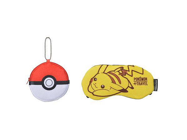 モンスターボールポーチ付きピカチュウアイマスク イエロー