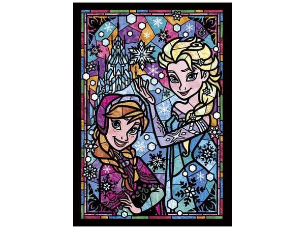 アナと雪の女王 アナ & エルサ ステンドグラス 266ピース 18.2 x 25.7cm