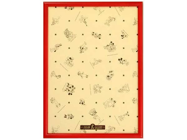 ディズニー専用木製パネル 500ピース用 レッド : 35 x 49cm