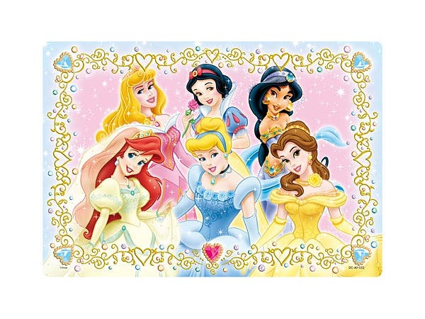チャイルドパズル: ディズニー あこがれのプリンセス 40ピース (26cm x 37.5cm)