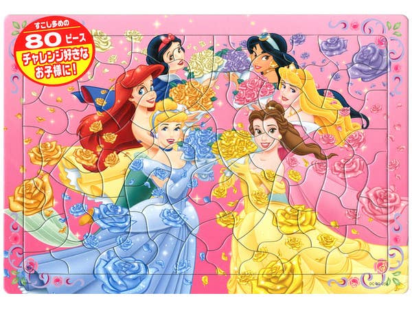 ディズニー フラワー･プリンセス 80ピース 26 x 37.5cm