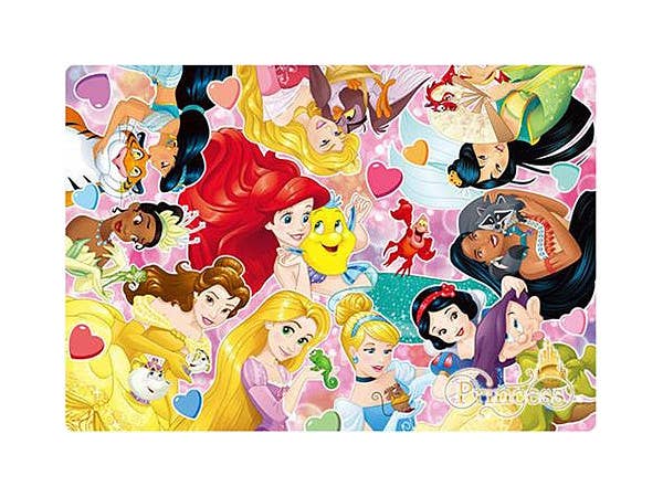 ディズニーチャイルドパズル ディズニープリンセスとなかまたち 80ピース (26cm x 37.5cm)
