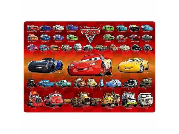 チャイルドパズル: ディズニー カーズ3 大集合 80ピース (26cm x 37.5cm)