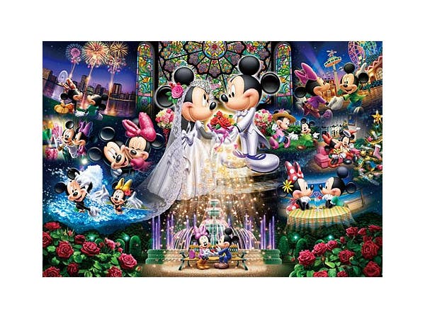 【超貴重！新品！】1000ピース　ジグソーパズル　〜永遠の愛〜美女と野獣 TEN-D1000-487 ディズニー Beauty and the Beast Falling in