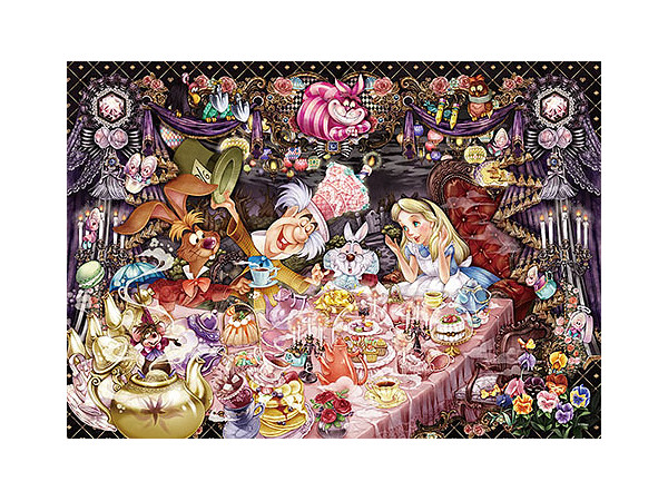 ジグソーパズル: 醒めない夢のティーパーティー 1000ピース (29.7cm x 42cm)