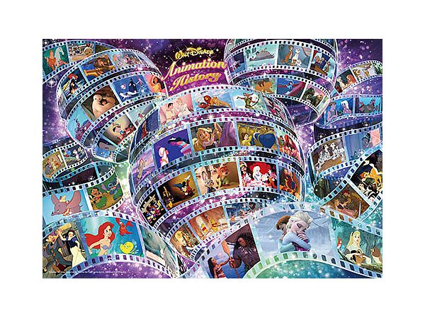 ディズニー アニメーションヒストリー(55作品) 世界最小1000ピース 29.7cm x 42cm