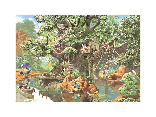 ディズニー ふしぎの森のツリーハウス 1000ピース (510mm x 735mm)