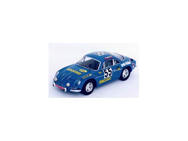 1/43 アルピーヌルノー A110 1970年Spa 1000 km #55 クラス1位 J-M Jacquemin / B. Palayer