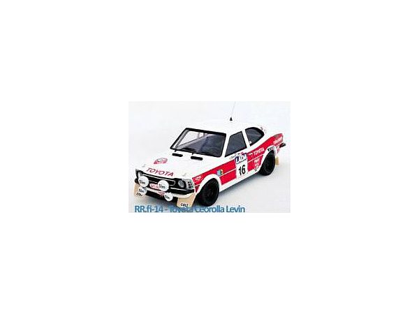 1/43 トヨタ カローラ レビン 1977年1000湖ラリー 4位 #16 Markku Saaristo / Timo Alanen